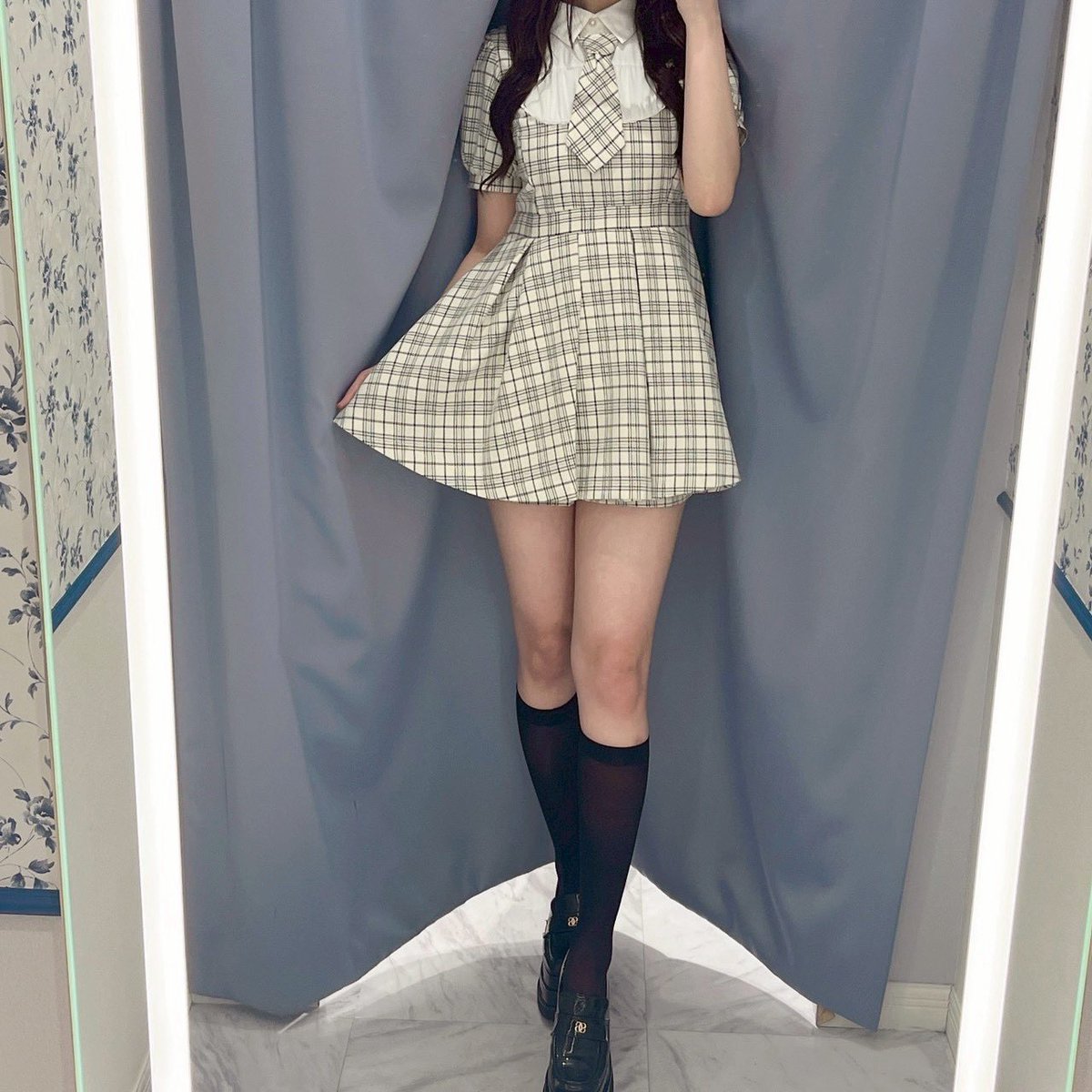 evelyn渋谷店 coming soon 💫💬 #ネクタイ付きタックプリーツOP PBR
