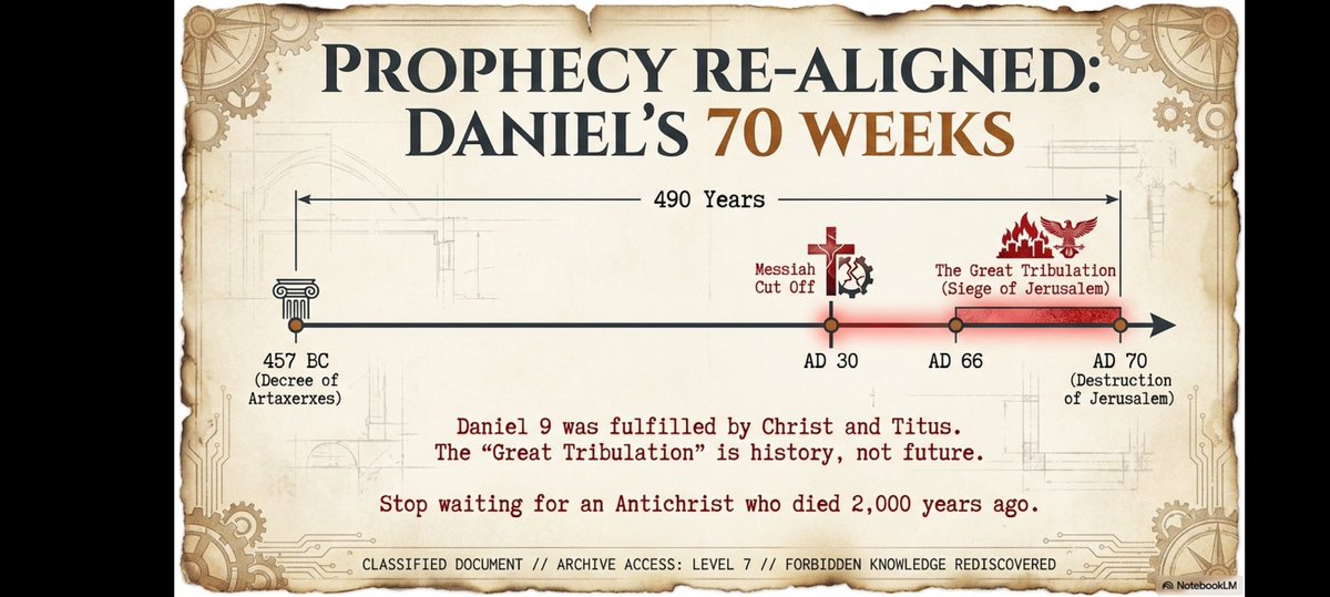 BryanBeloved's tweet photo. I don't actually believe Nero was the Antichrist.... Sometimes it's hard to get these slides accurate because the software is so resistant to the truth.

There were three other Jewish priests that actually fulfilled the Antichrist role... Second Ezra's makes it very clear that biological Israel is not to inherit God promises... He transferred those to the church.