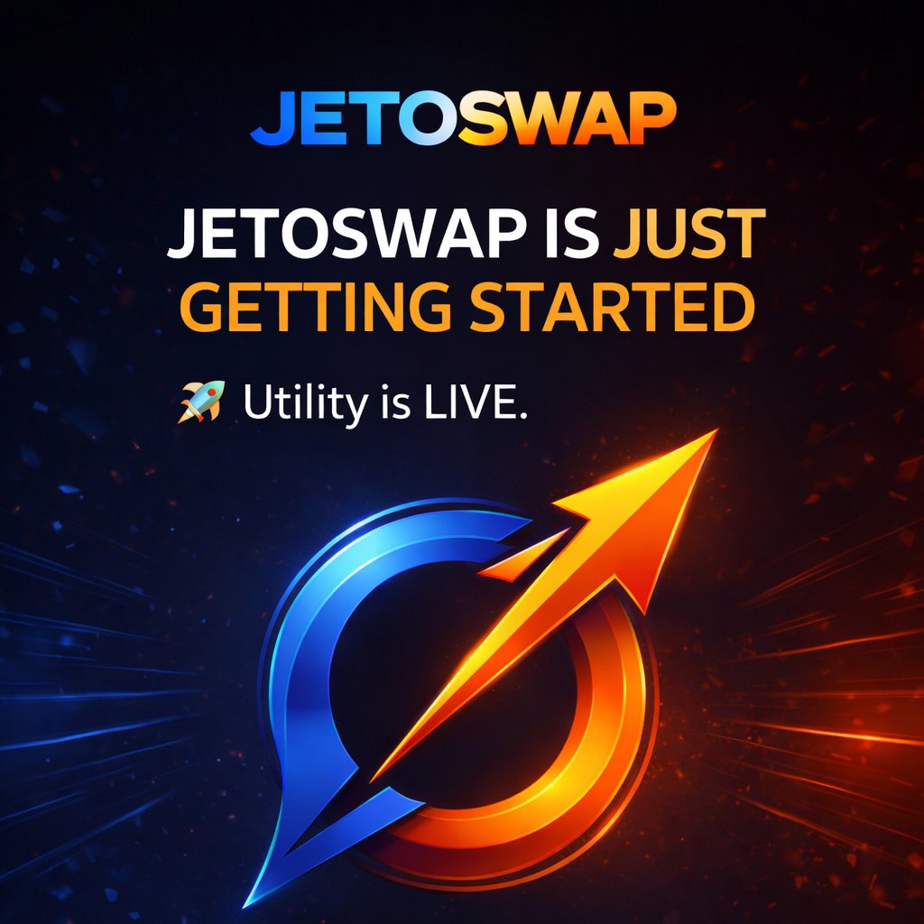 Jetoswap's tweet photo. 🚀 Jetoswap is just getting started.
Utility is LIVE.
Fully functional non-custodial exchange.
No hype. Just building.
Now we scale.
Join us 🔥
0xffa3d1a1aa9c67b88d22103c7a8748756c09ffff
#Jetoswap #JETO #DeFi #Bsc https://t.co/5sztGHqNPv