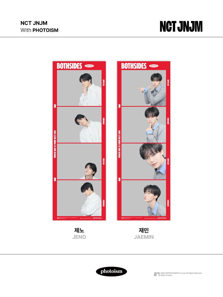 PHOTOISM X NCT JNJM
ARTIST FRAME OPEN !

เฟรม <NCT JNJM> เปิดให้บริการแล้วที่โฟโต้อิซึ่ม

สร้างความทรงจำสุดพิเศษกับเฟรม <NCT JNJM> ได้ที่โฟโต้อิซึ่มทุกสาขา

* ระยะเวลา | 3 มี.ค. - 30 เม.ย. 2026

ONLY IN #PHOTOISM #photoism_th_siamscape #NCTJNJM #NCTJNJM_BOTHSIDES