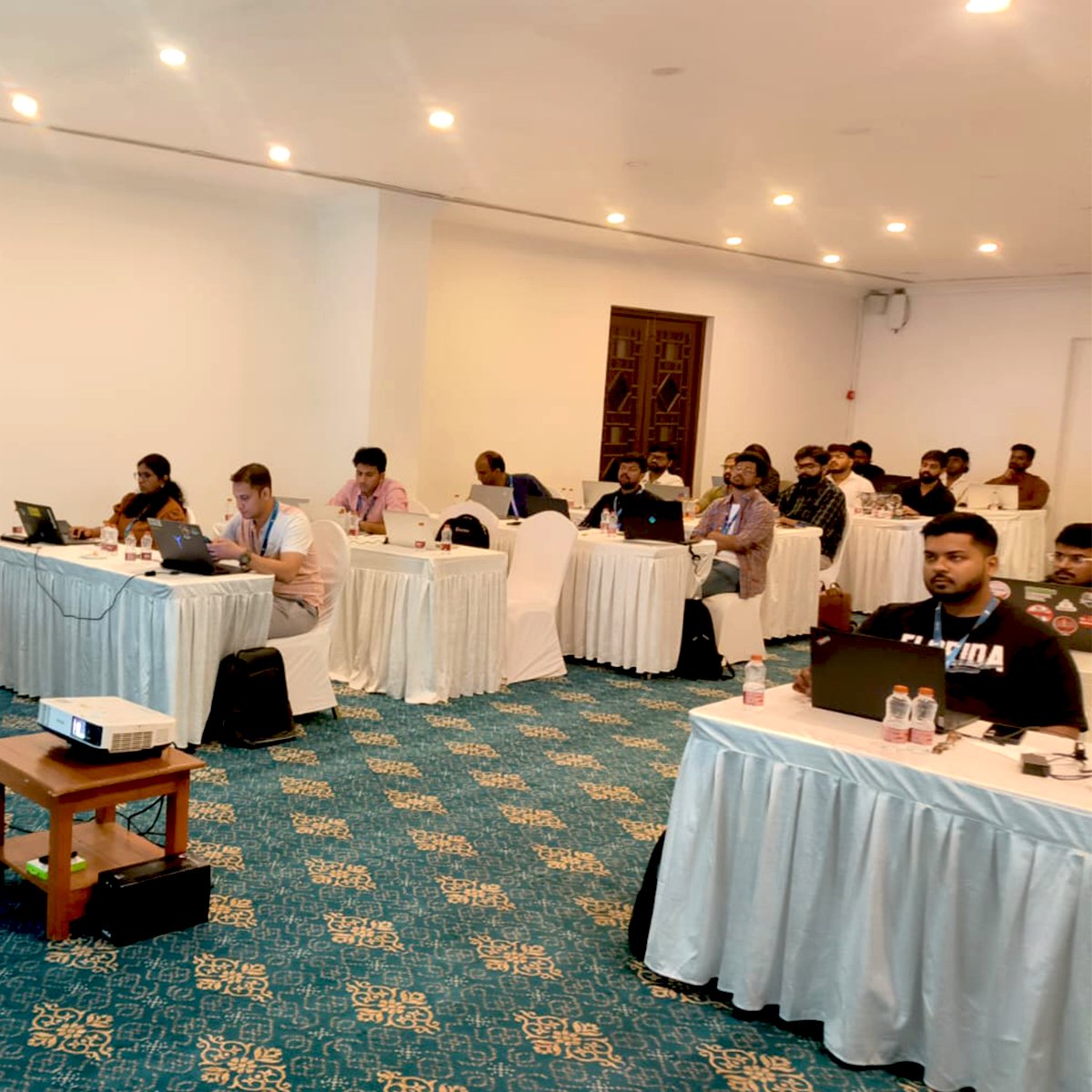 AlteredSecurity's tweet photo. Weâre live at @nullcon Goa 2026.
Our training on Cloud Red Team Tactics for Attacking and Defending Azure - Beginnerâs Edition has officially begun.
Three days of hands-on labs, real-world Azure attack paths, and practical defense strategies ahead.
#NullCon #RedTeam #AzureSecurity #AlteredSecurity