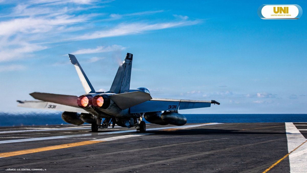 uniindianews's tweet image. The world's largest aircraft carrier, USS Gerald R. Ford (CVN 78), is now active in Operation 'Epic Fury': US Central Command 

@DeptofWar | @CENTCOM | #USCentralCommand | #USSGeraldRFord | #OperationEpicFury | #USNavy | #AircraftCarrier | #UNI