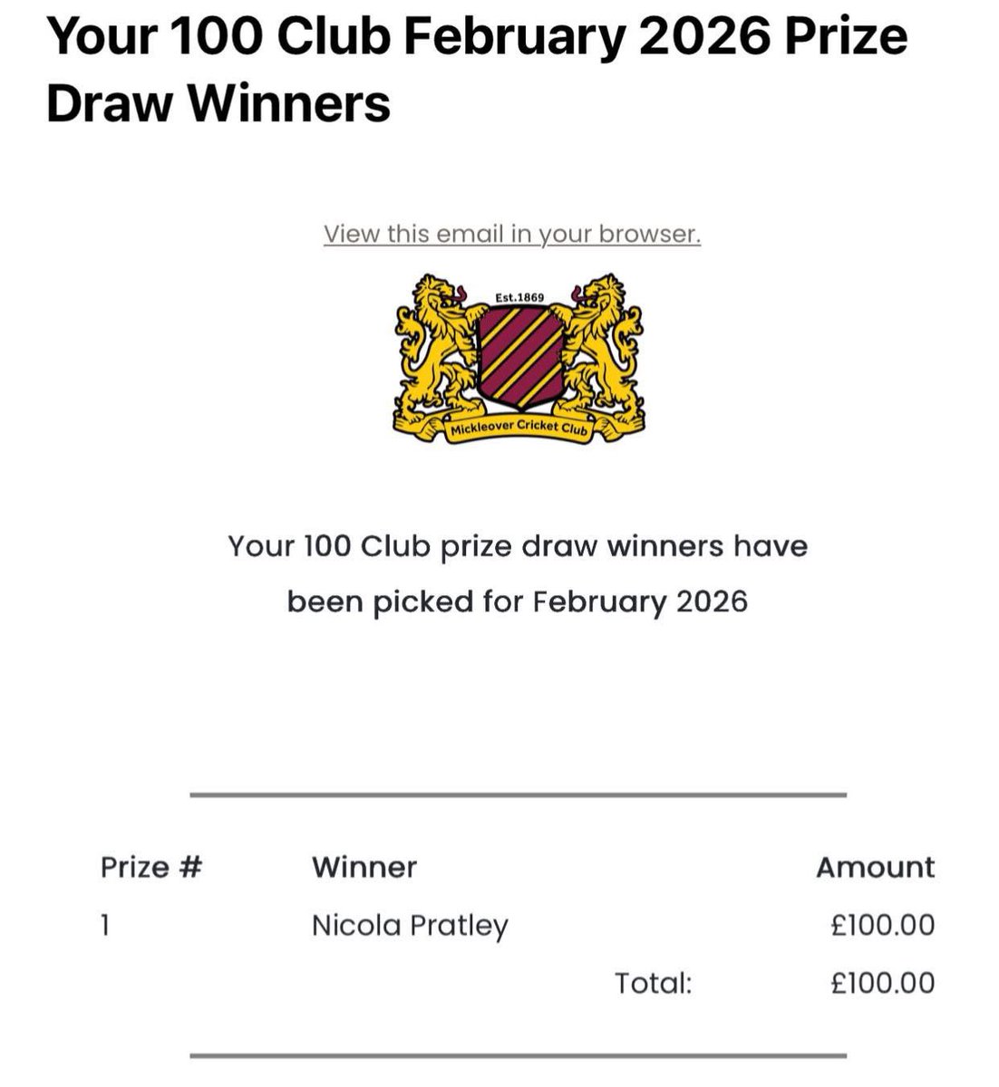 Mickleover CC 🏏 tweet media