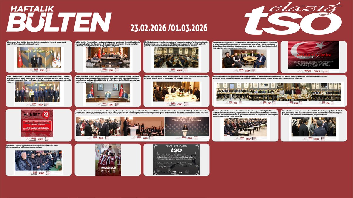 Elazığ TSO tweet media