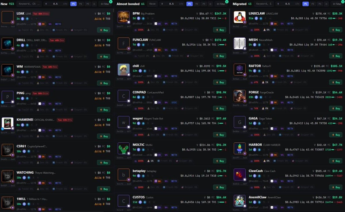 was testing out claude over the weekend and accidentally built my own memescope 😆