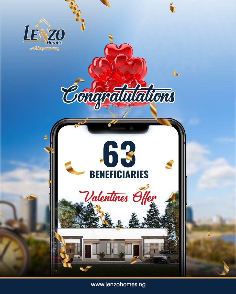 𝐎𝐩𝐩𝐨𝐫𝐭𝐮𝐧𝐢𝐭𝐲 𝐑𝐞𝐰𝐚𝐫𝐝𝐬 𝐭𝐡𝐞 𝐁𝐨𝐥𝐝

Last month’s Valentine Offer has officially closed — and we congratulate everyone who secured their stake in Downtown Golf Resort with Lenzo Homes.

You moved early. You chose value. You positioned wisely.