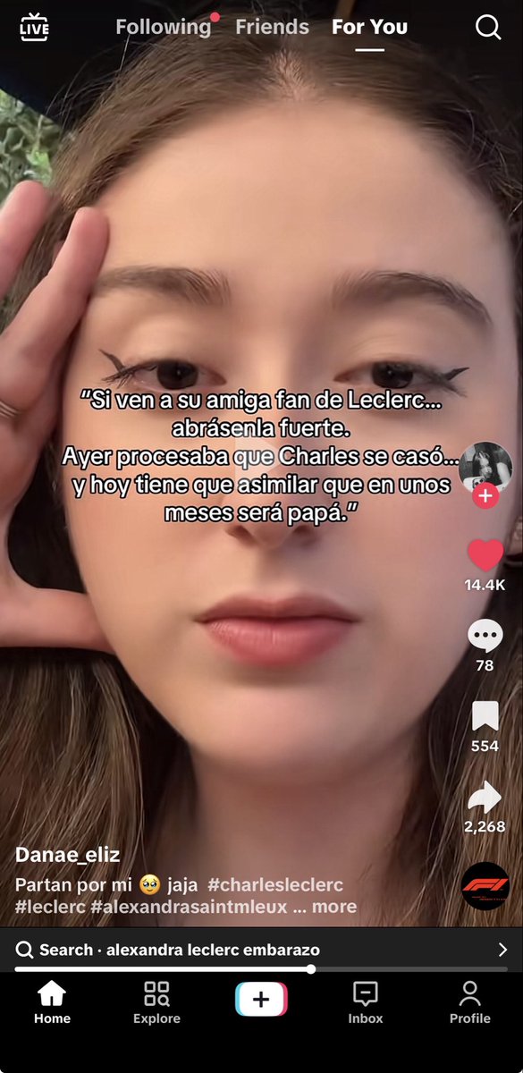 Lu55ainz's tweet photo. Hay tantas retrasadas en TikTok. ¿En qué momento van a entender que Charles se casó porque quiso y no porque Alexandra esté embarazada? Y, si así fuera, ¿cuál es el problema? Algunas son tan pelotudas que me sorprende. https://t.co/SXDmNoMixf
