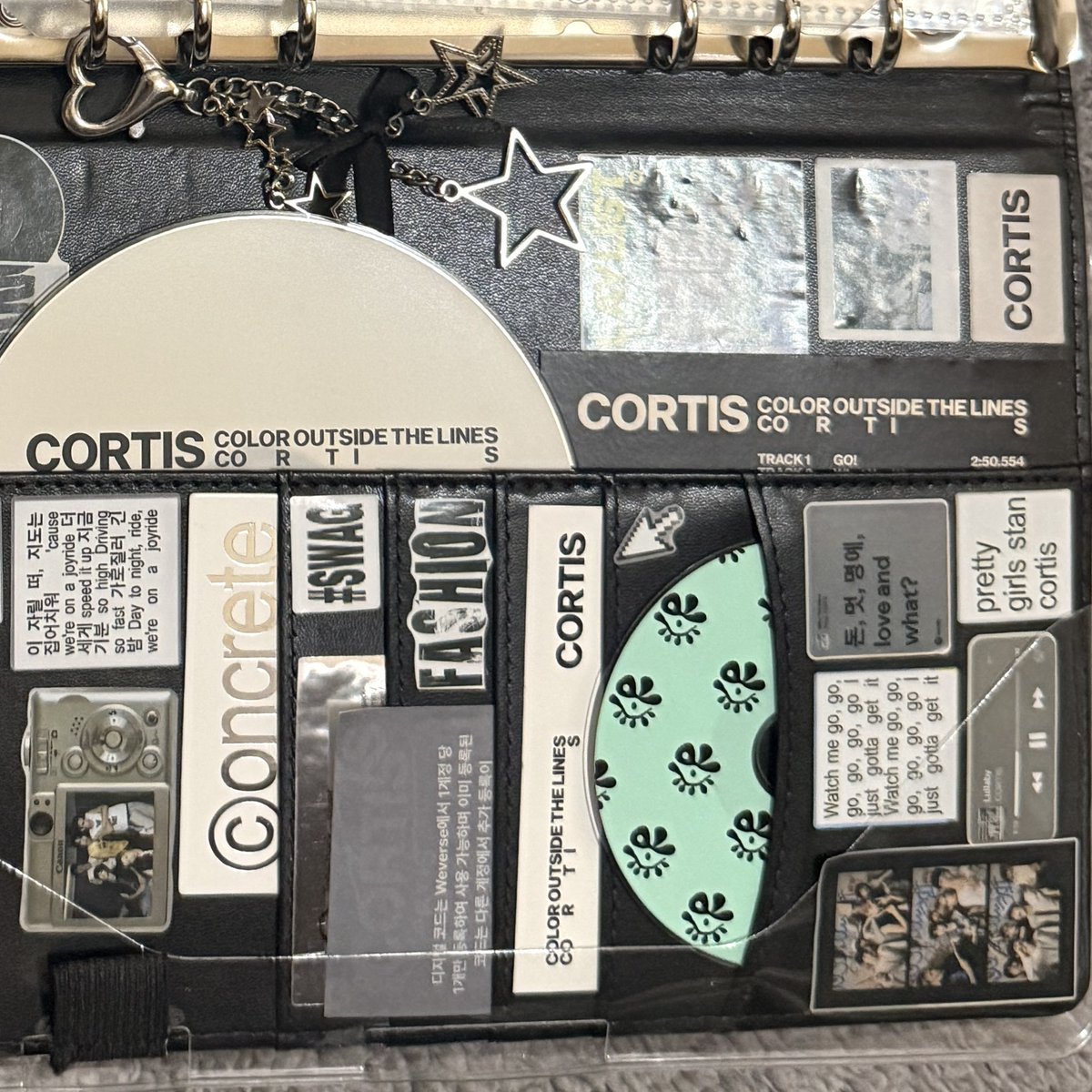 my cortis binder + martin mini binders ✨