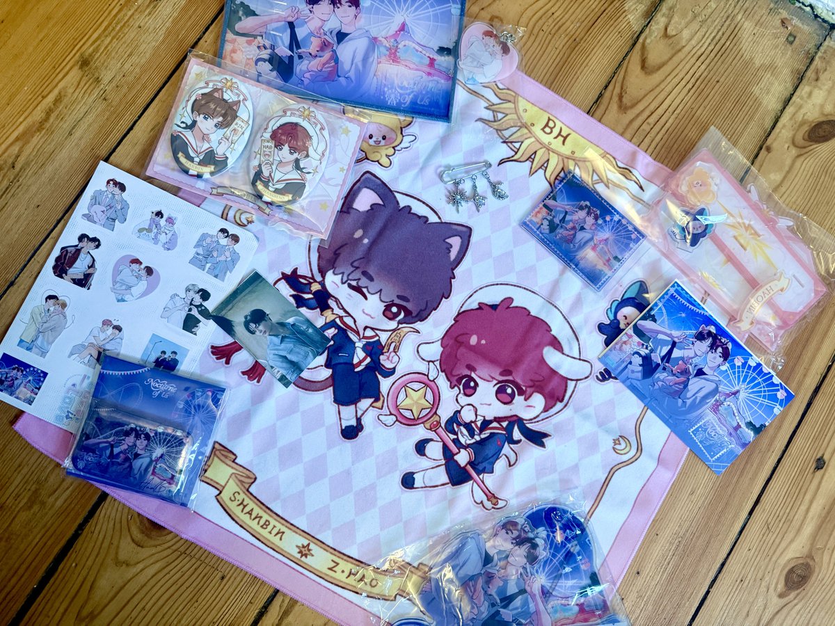 great timing for my haobin merch to arrive 😭