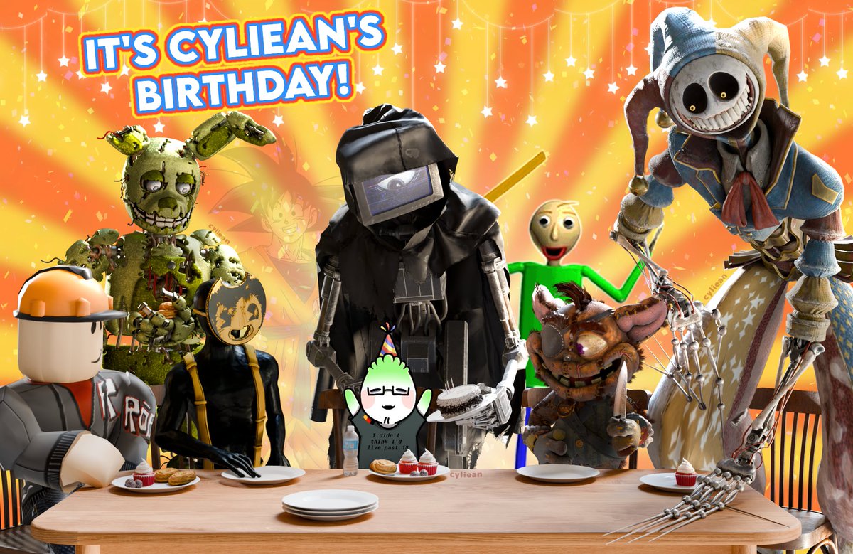 It's my Birthday! (March 2nd) Yippie!! #B3D #Blender3D (too many