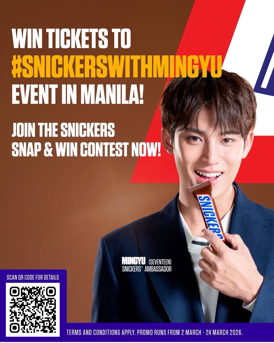 [EVENT] Snickers with #SEVENTEEN #MINGYU MYCarats, grab a chance to win ...
