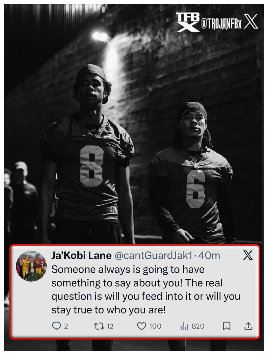 Ja’Kobi Lane, preach!🗣️
