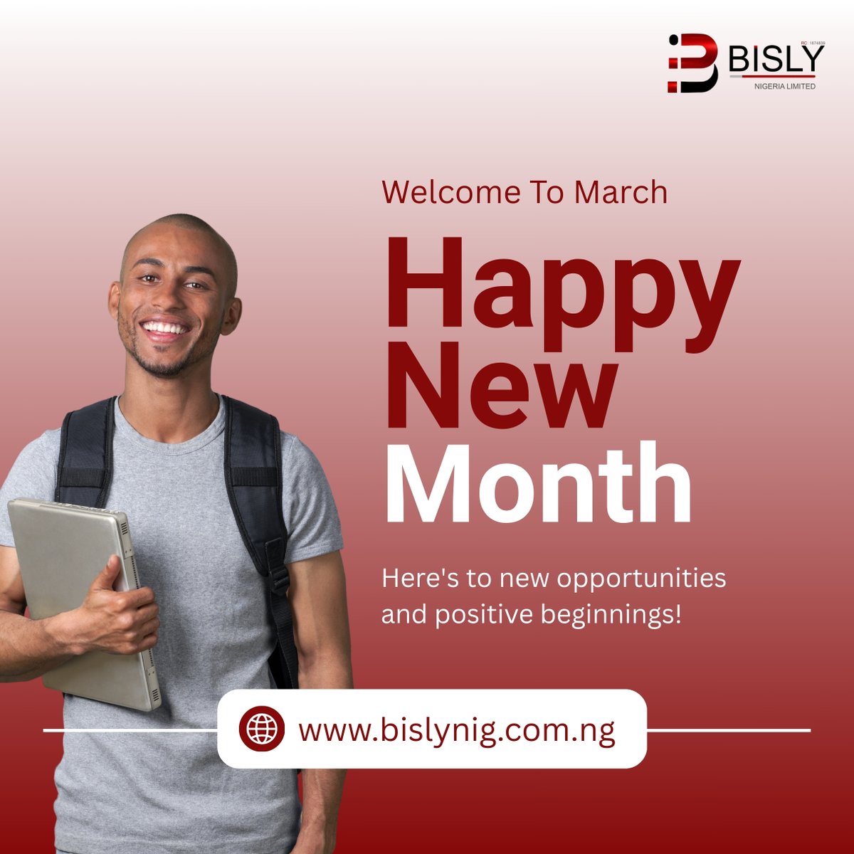 bislynig_ltd's tweet photo. Happy New Month from all of us at Bisly Nigeria Limited

#happynewmonth #bestwishesforyou❤️ https://t.co/9vQEWoC1w8
