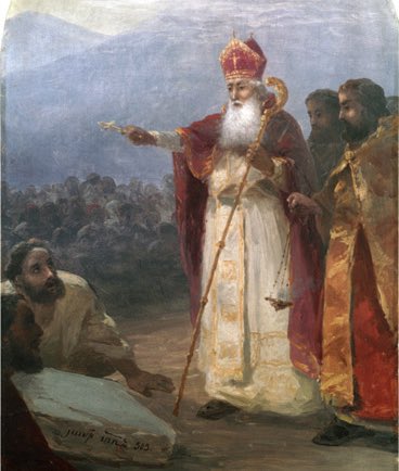 abracetradicao's tweet photo. A Armênia foi o primeiro país do mundo a adotar oficialmente o Cristianismo, em 301 d.C., quando o rei Tiridates III se converteu graças à missão de São Gregório, o Iluminador.

Décadas antes do Império Romano tornar a fé cristã oficial, a Armênia já vivia como um reino cristão organizado.