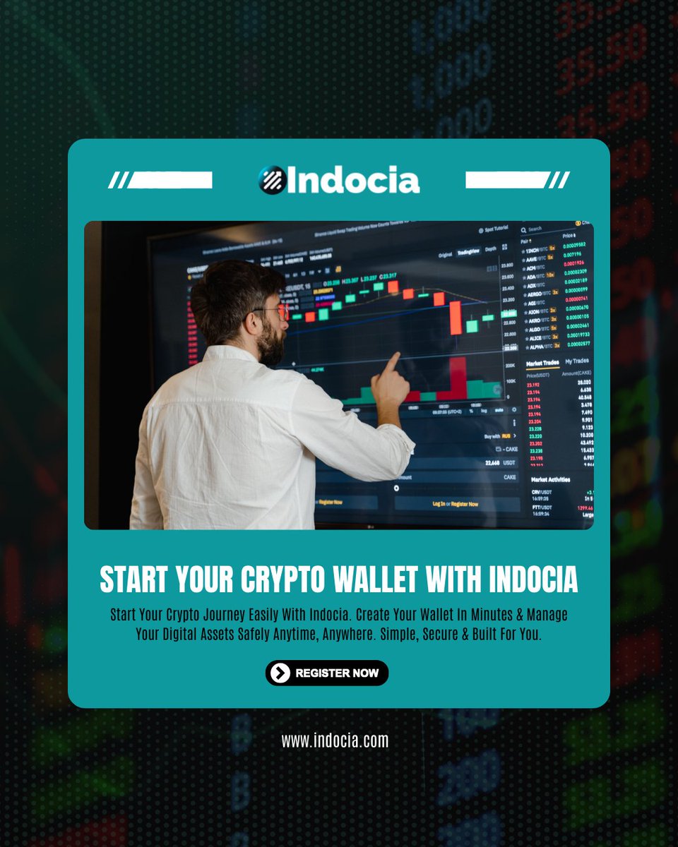 indocia_'s tweet image. Getting started with crypto is easier than you think! 💡
Create your Indocia wallet and manage your assets safely, anytime, anywhere. 🌍🔐
🌐 indocia.com
#Indocia #CryptoMadeSimple #CryptoJourney #SecureWallet #DigitalFinance