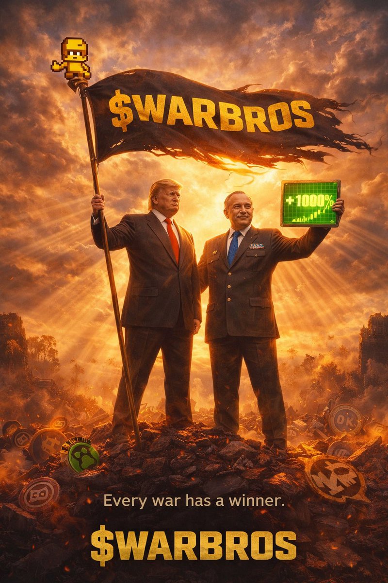 Korra432's tweet photo. @Develifyqx Coins came and went. Rugs happened.

Bears celebrated too early.

We're still standing with the flag and the bag. $WARBROS. Undefeated. https://t.co/MoTn6VlUbV