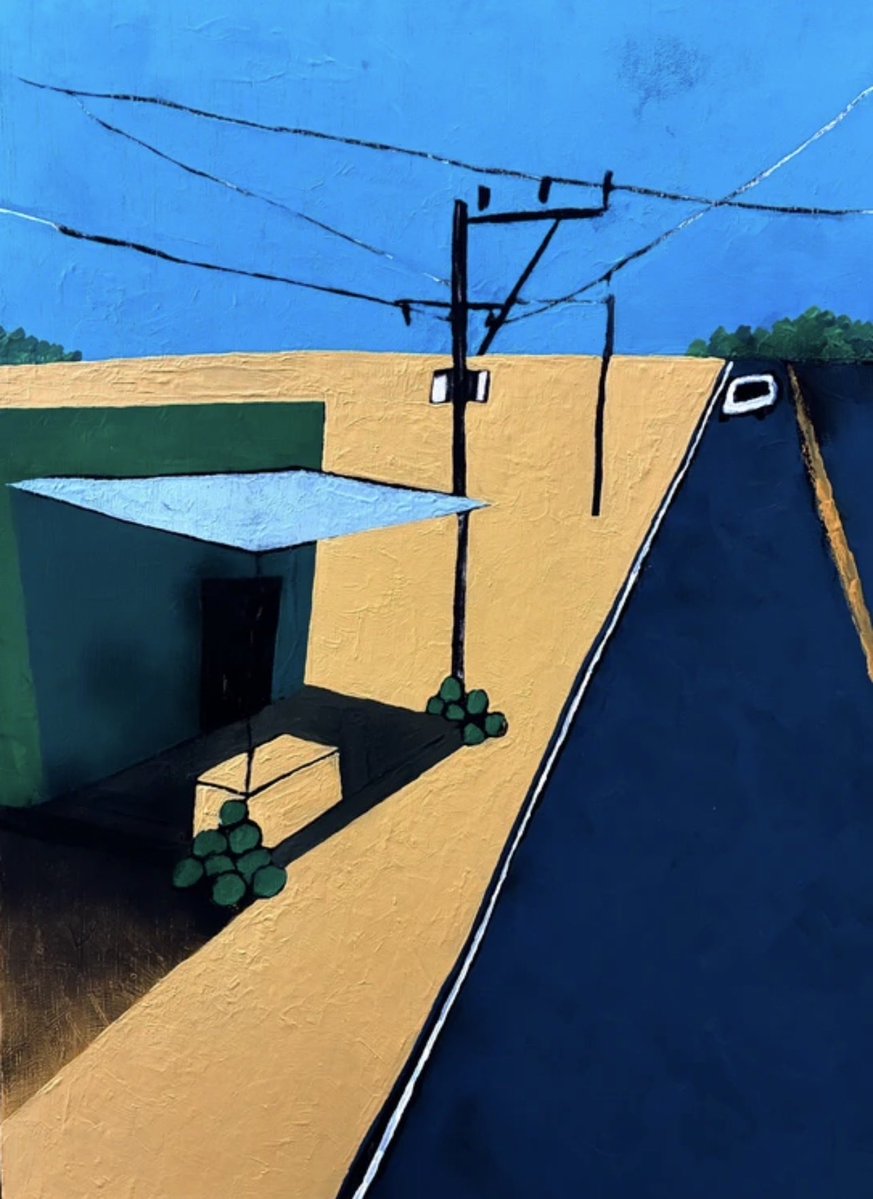 3934km国境を越えて 装画の担当をして頂いた 画家の #津田周平 さんが