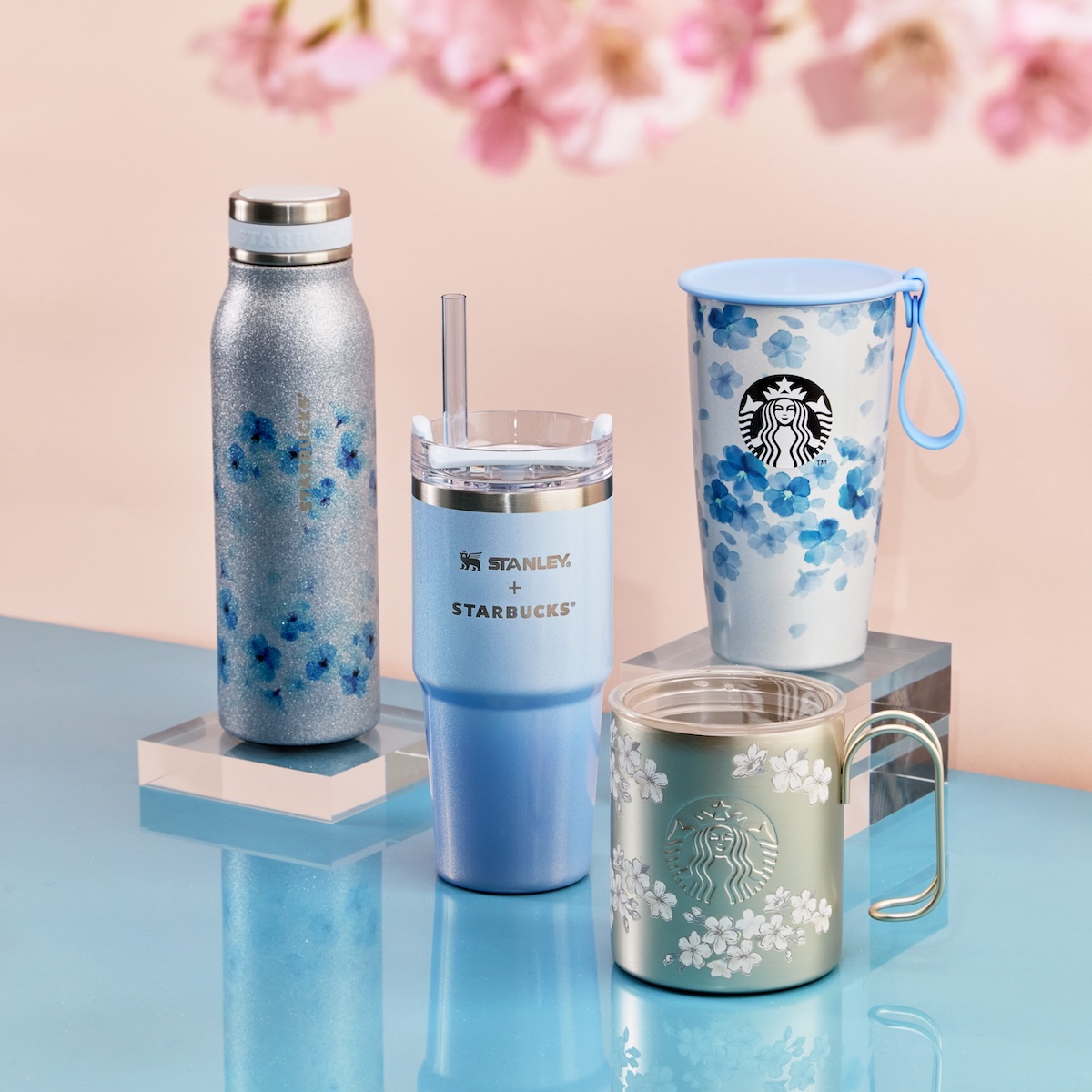 スターバックス」桜コレクション第2弾発売 ボトルショルダーバッグも