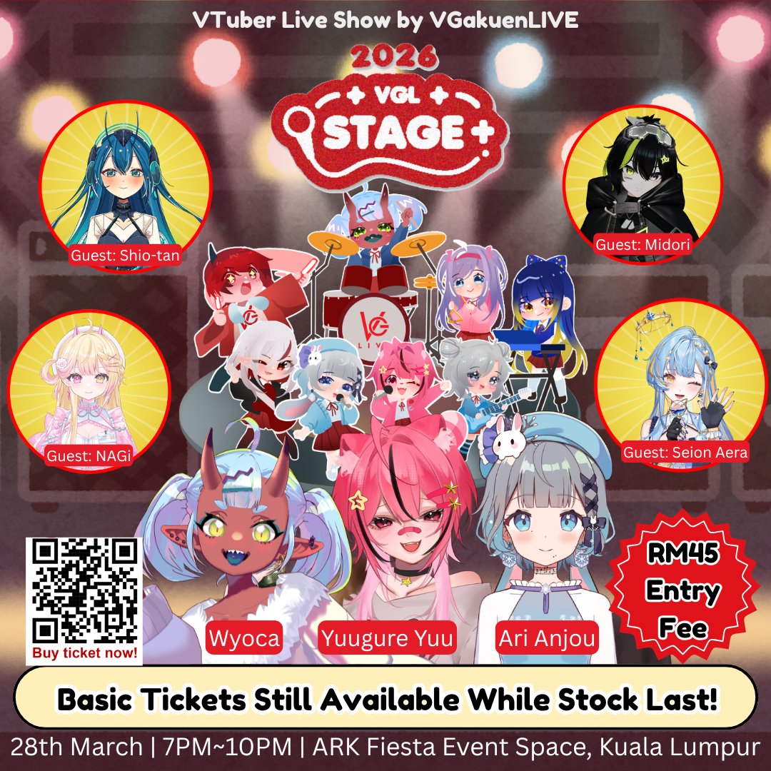 VGakuenLIVE @ VGLStage+ 28th March🎵 tweet media