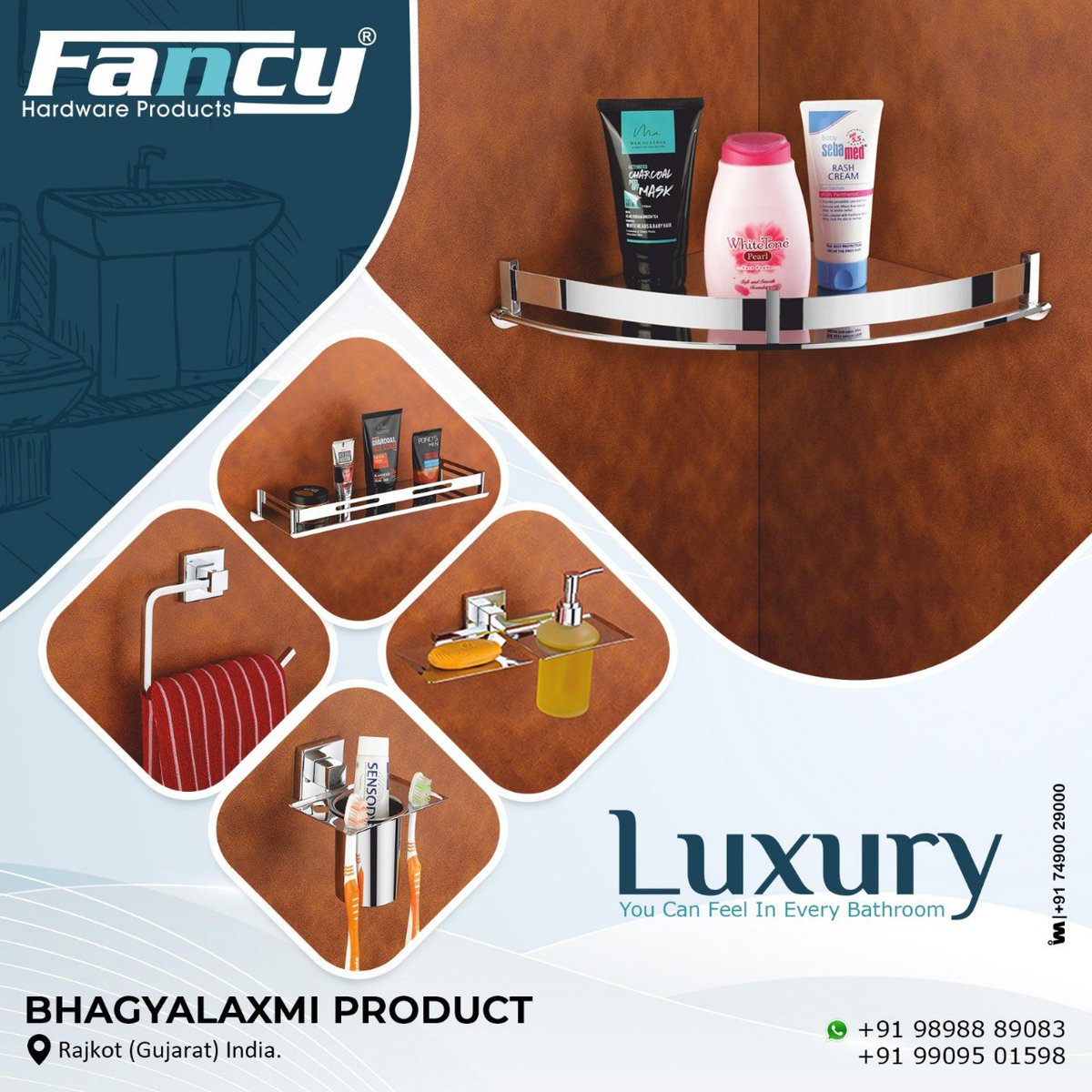 ibais_tiles's tweet image. BHAGYALAXMI PRODUCT - RAJKOT 

For enquiry via WhatsApp click:   
ibais.biz/9898889083/

Contact: 
Mr. Sanjay Bhanderi - +919898889083
Mr. Ashish Bhanderi - +919909501598
#bathaccessories #bathinterior #bathfitting #tilesandsanitary #b2bplatform #bathsanitary
.
@ibais_tiles