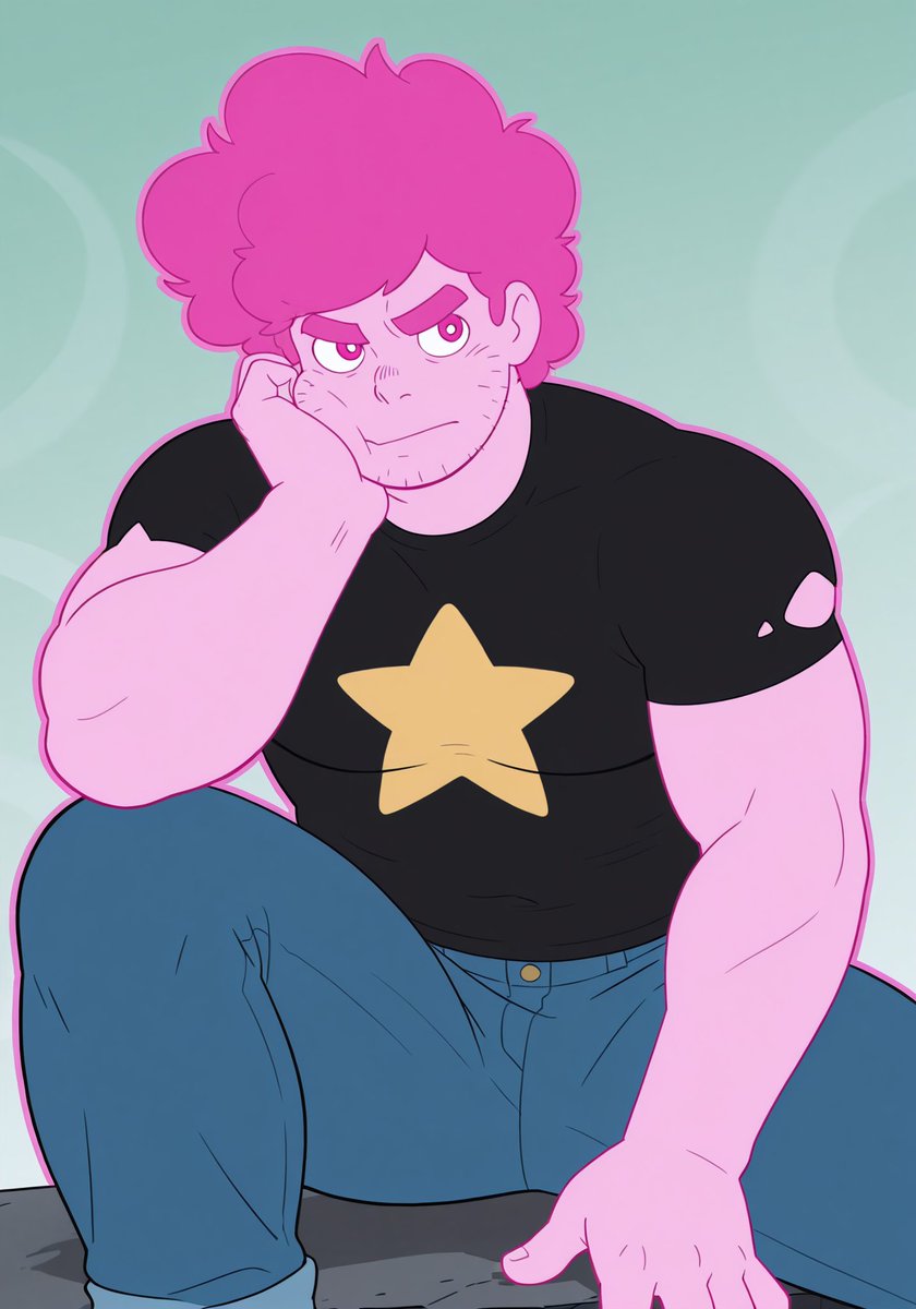 Detoxicc4h's tweet photo. #bara #anime #gay #muscle #ai #AIart #muscle #hunk #hyper #hypermuscle #StevenUniverse #pinksteven https://t.co/5q0oBor8s1