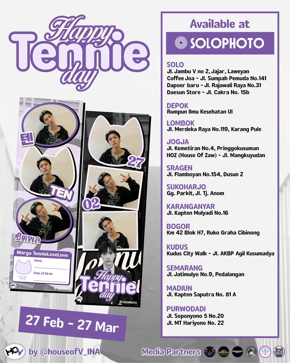 WayV_Airlines's tweet photo. 🐾 TEN, LEON & BELLA BIRTHDAY PHOTOFRAME EVENT 🐾
By: @houseofV_INA

Let’s celebrate TEN, LEON, and BELLA’s birthday this year with our special frames! 🐱💜🐶

📆 27 Feb - 27 Mar 2026
📍 Palette, SMYD, & Solophoto

#TEN #TENLEE #เตนล์#李永钦 #텐 #テン #LEON #BELLA #WayV