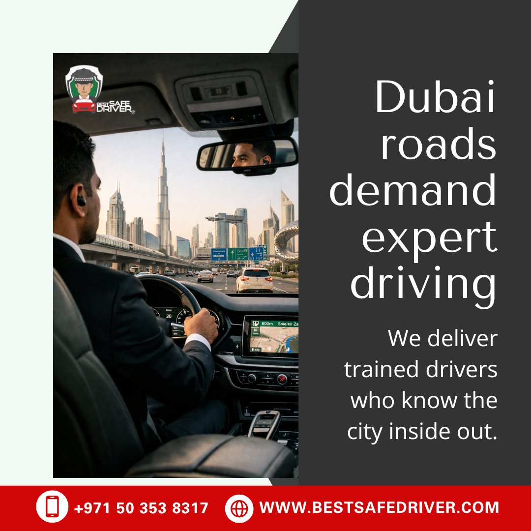 BestSafeDriver1's tweet photo. 🏙️ Dubai roads demand expert driving.

📞 Call now: +971 50 3538317
🌐 https://t.co/xq5zuAFTY9

#DubaiExperts #SafeDriverService #BestSafeDriver #CityDriving #ProfessionalDrivers #RoadKnowledge #UAETransport #SafeTravel #ReliableService #DubaiRoads #UrbanDriving #SmartChoice https://t.co/YzNGRFVdMq