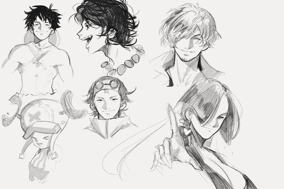 Mate_Da04's tweet photo. ONE PIECE sketchs

#ONEPIECE #Onepiecefanart  #ONEPIECEカードゲーム https://t.co/h67pGRzCss