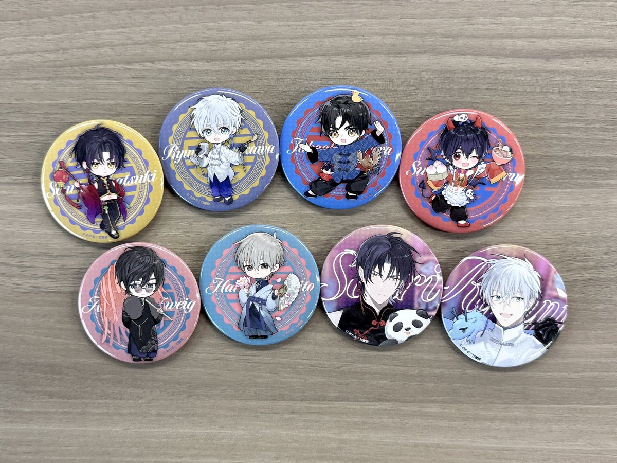 owal_ 【#おわる好好中華街｜グッズ③】 🍑缶バッジ2個セット[全4種