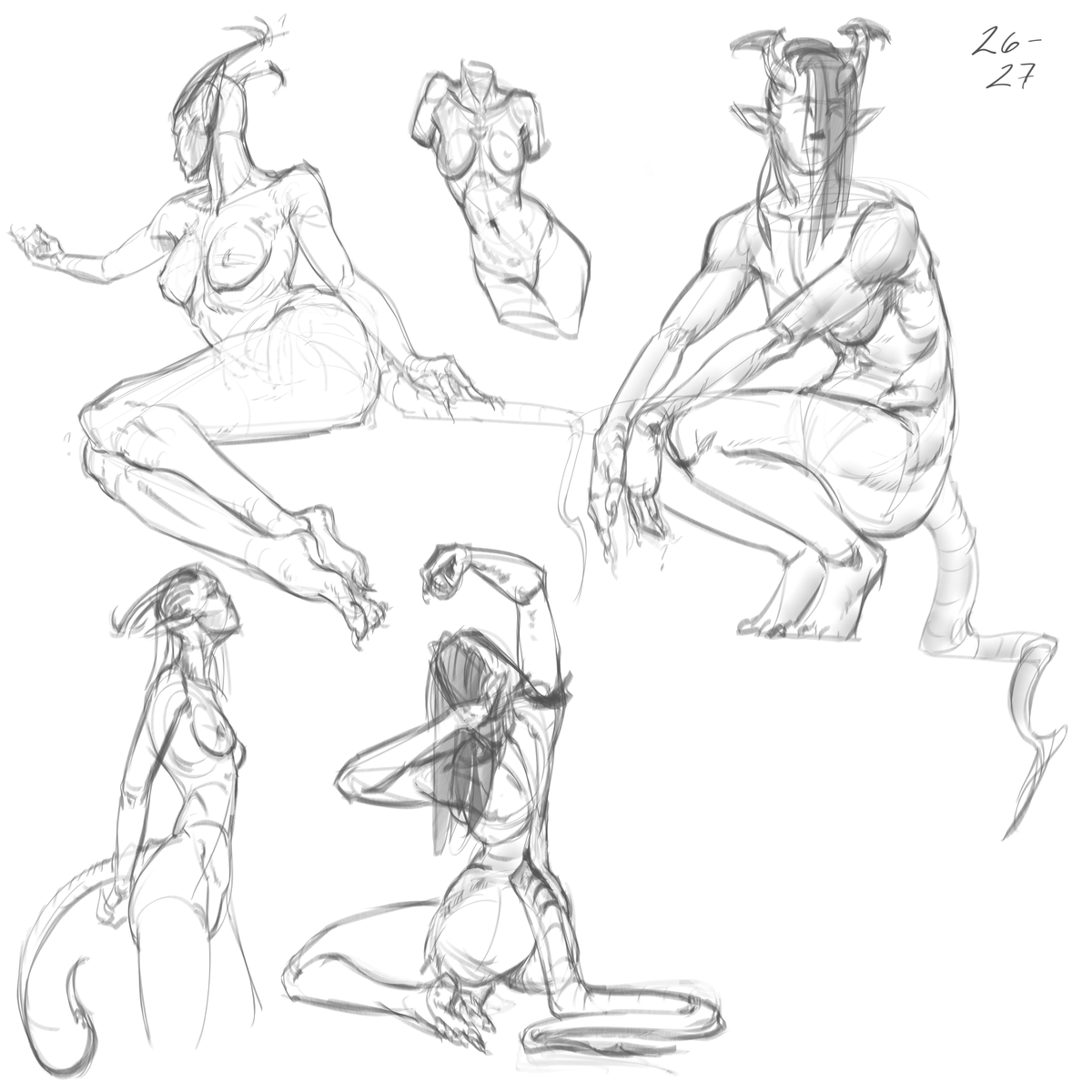 AthenaWars000's tweet photo. Last days of the month! 😊 #art #artist #artstudy #gesturedrawing #anatomydrawing https://t.co/8nXYNnhCx1