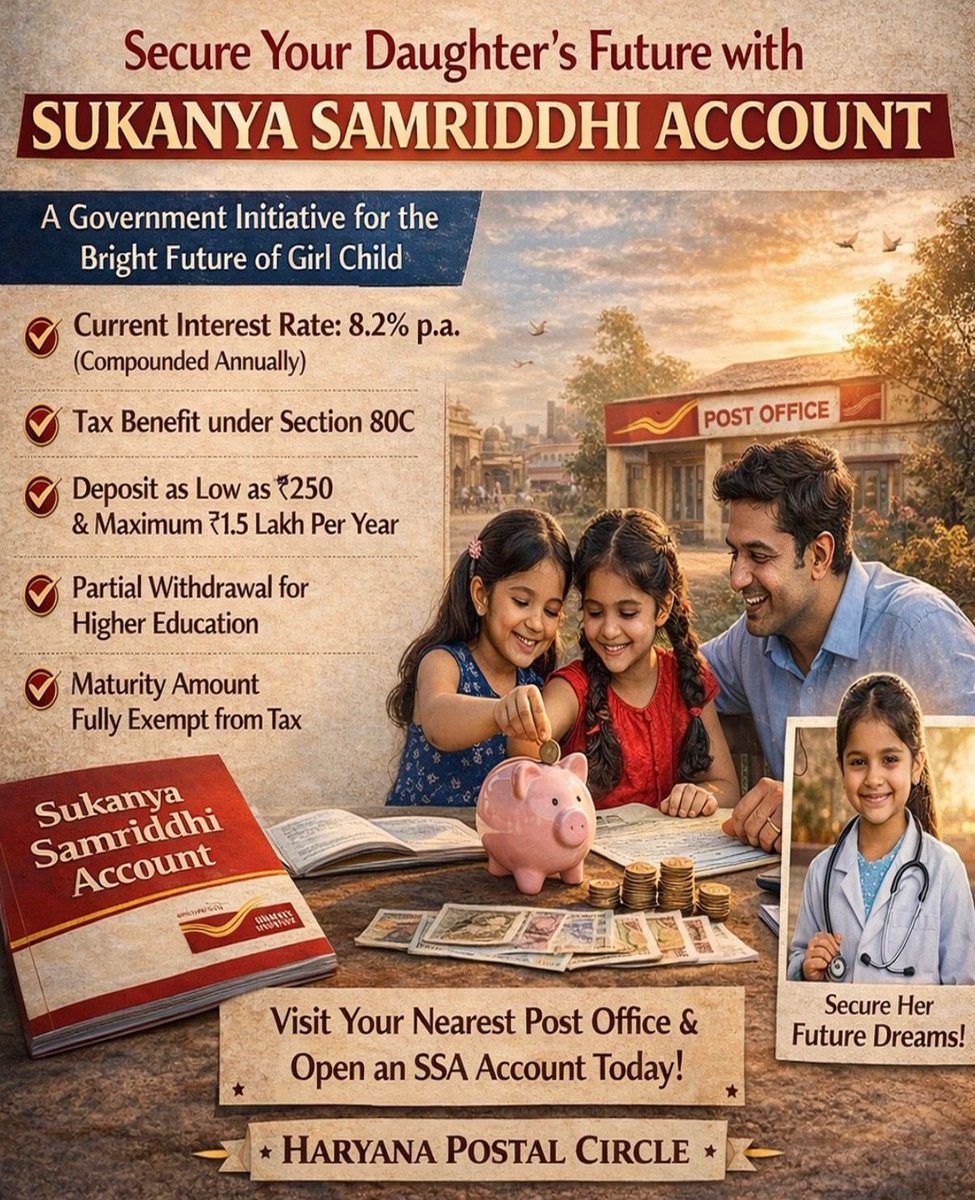 Haryana Postal Circle tweet media