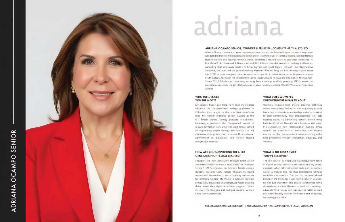 adriocampo's tweet photo. Honored to be recognized as one of the 50 Women to KNOW in Texas.
Proud to stand alongside brilliant women who are shaping industries, strengthening communities, and expanding what leadership looks like.
Congratulations to every woman recognized tonight! https://t.co/EIxkhX57D7