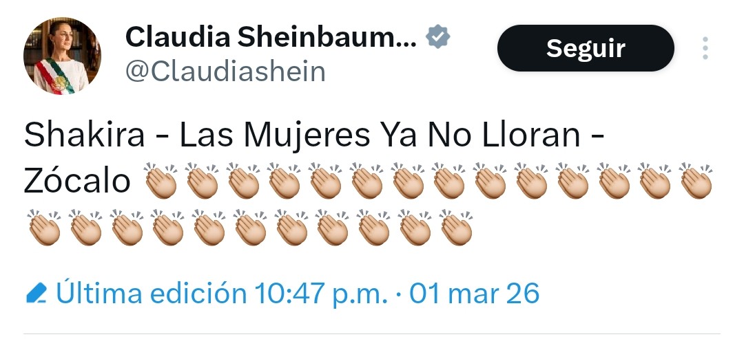 .<a href="/Claudiashein/">Claudia Sheinbaum Pardo</a>, las mujeres sí lloran en México y son miles. Tu las ignoras. Son víctimas de la violencia del Estado y de la violencia criminal.