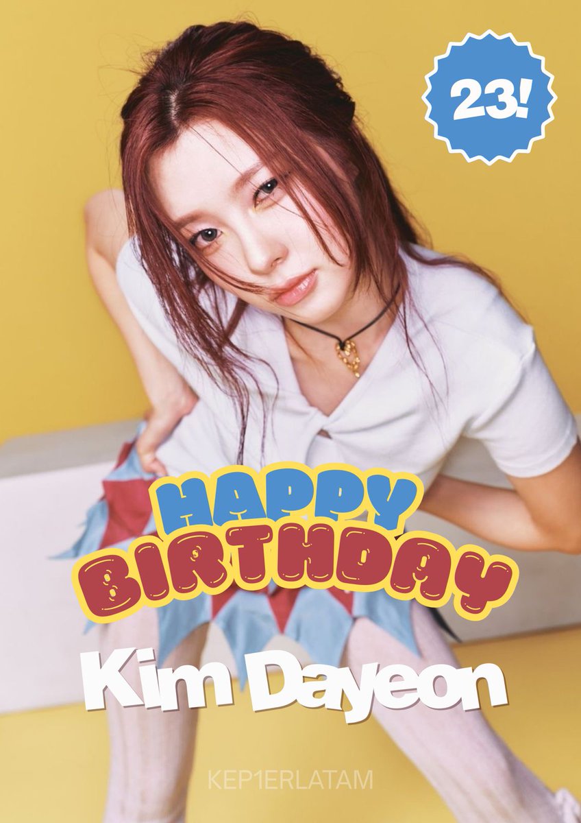 _KEP1ERLATAM's tweet photo. 「 DAYEON DAY 🎂㆐ 260301 」
¡Feliz cumpleaños a nuestra increíble Main Dancer y All Rounder, Kim Dayeon! 🥳🤍
HAPPY DAYEON DAY
#HAPPYDAYEONDAY
#햇살같은_요니의_멜로디
#SpringMelody_with_Dayeon
#김다연 #DAYEON
#Kep1er #케플러 @official_kep1er
© 🪷 | KEP1ER LATAM https://t.co/MVFJ5sq8lu