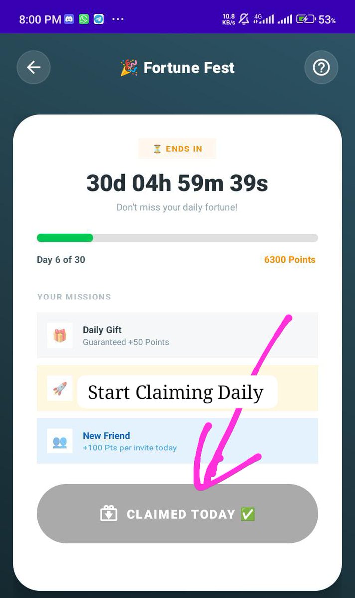 JoseCrypt_'s tweet image. Earning points on the Fortune Fest Event by @StarXCoreTeam (super simple):

🔹 Referrals: 100 points for each successful referral

🔹 Boost Mining: Reach a boost of 2.0 to earn 1,000 points daily

🔹 Daily Check-In: 50 points via daily check-in

#Starx #StarXNetwork #STRX