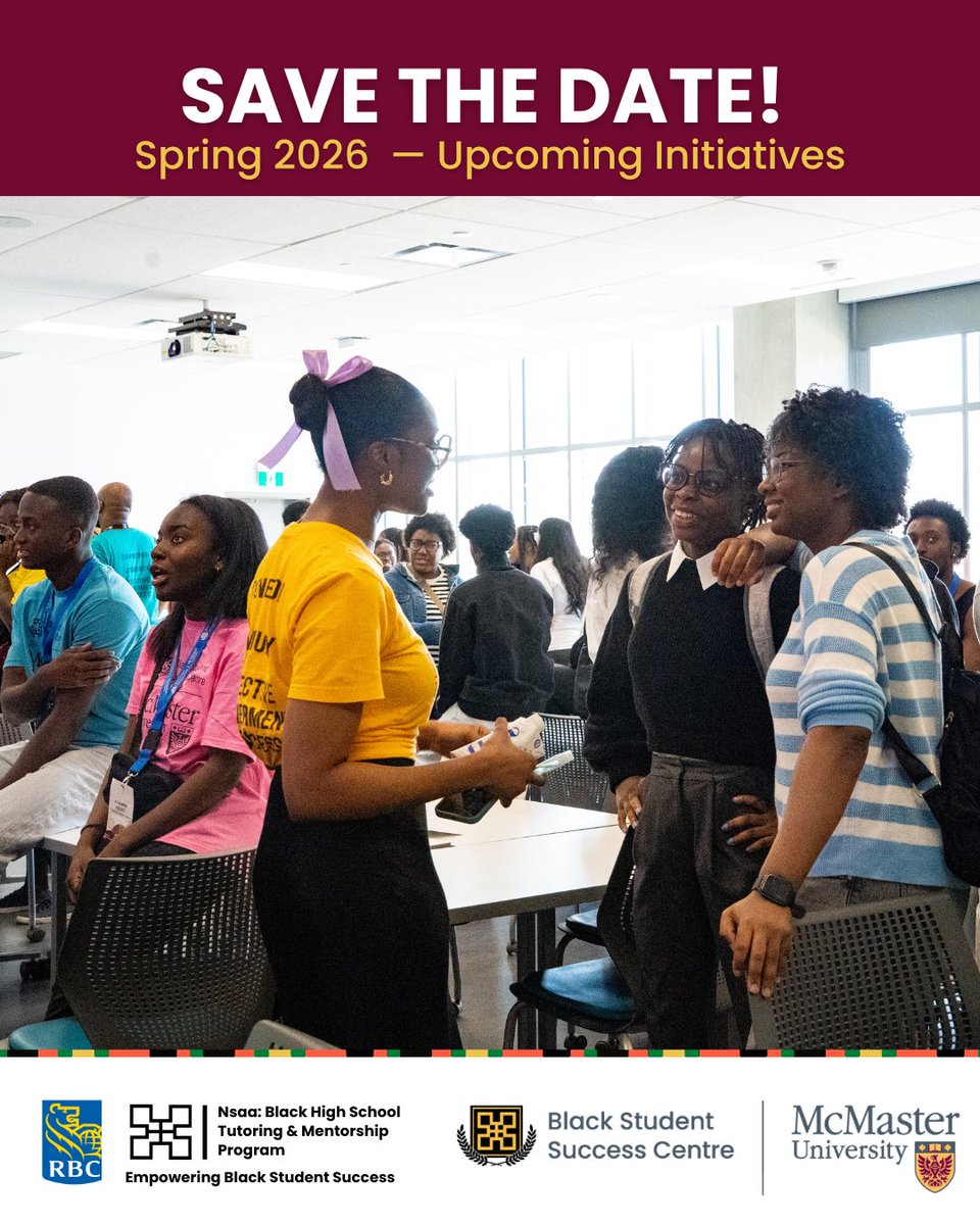 McMaster Black Student Success Centre tweet media