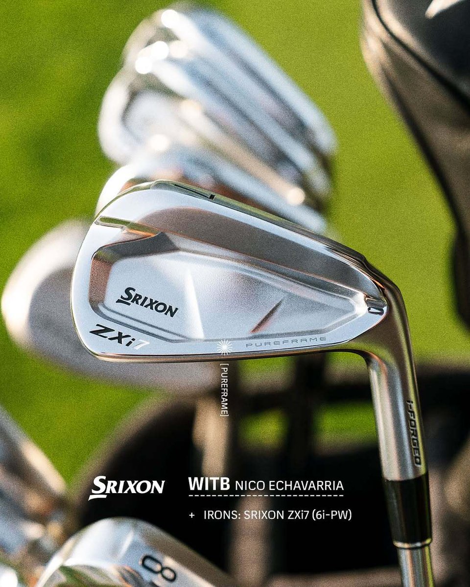 今大会でニコ・エチャバリア選手が使用したギアはこちら⛳ □ ボール