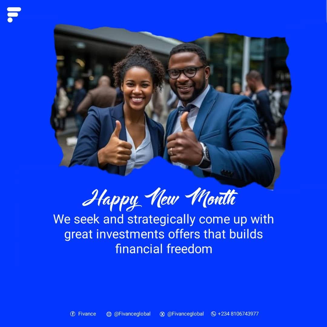 FivanceMicrofin's tweet photo. Happy New Month. 

We are building financial freedom for everyone. 

#Fivance https://t.co/z52rgirbfF