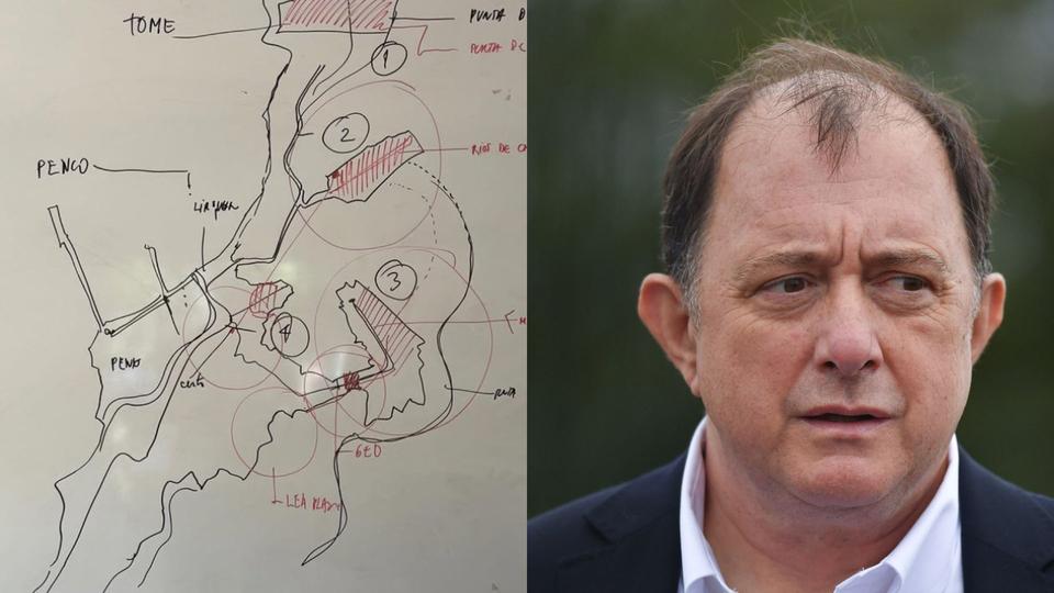 Mientras los árbolweas 🌳con cuea dibujan un pico y una zorra en la muralla, y el viejo qlo curao de Montes sigue durmiendo,Iván Poduje sorprende al dibujar “de memoria” el mapa de la zona de reconstrucción de Penco y Tomé. La ilustración se hizo viral por la exactitud.🤣🤣🌶️🌶️