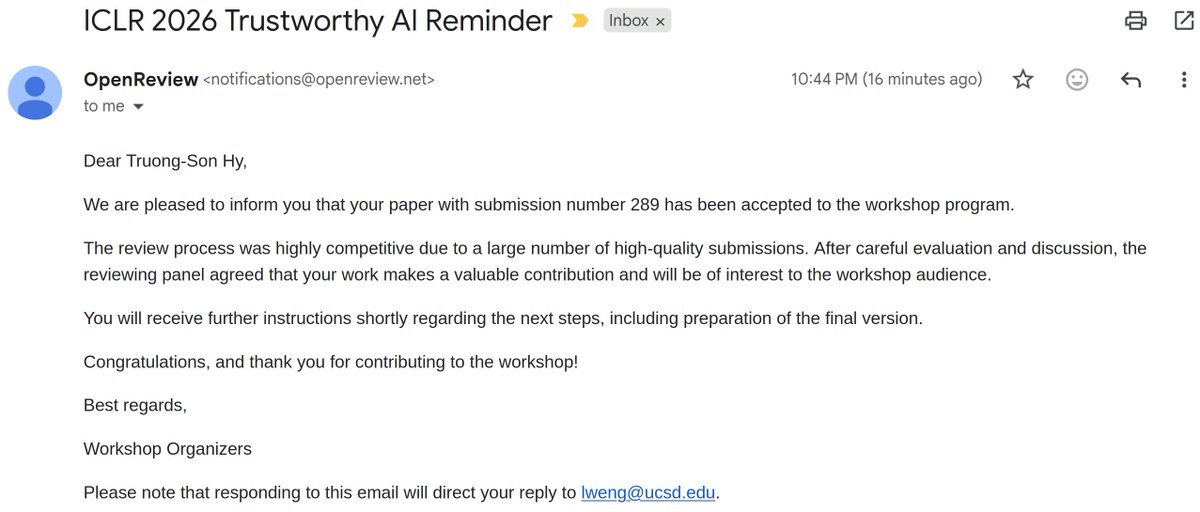 Prof. Truong-Son Hy tweet media