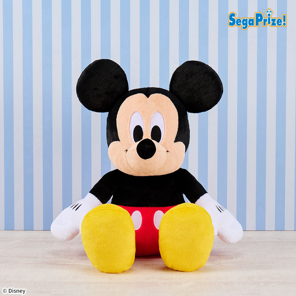 プライズ】 3月6日より順次登場する「ミッキーマウス」のぬいぐるみを
