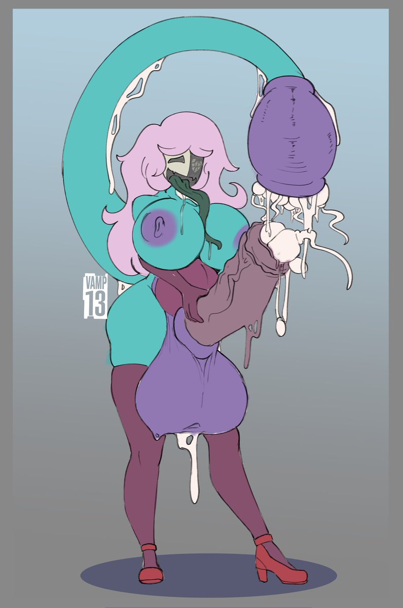 Comision que pedi hace unas semanas y se me paso postear de Mi Hermosa OC: "TEATHRA", jugando con su "Cola-tentaculo" 

Muchas Gracias a <a href="/VampCcubus013/">Vamp13🇲🇽🇺🇸 (OPEN COMMS)</a>
De verdad me encanto mucho QwQ 
💜🔥💜🔥💜🔥💜🔥