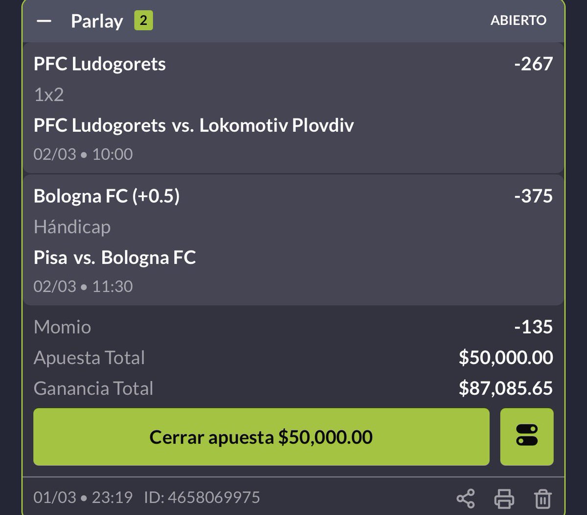 hugowx_'s tweet photo. 800❤️ y subo el potencial paso 2. Amaré un reto gratis, está muy apagado Twitter apuestas, vamos a encenderlo

El mes pasado (Febrero) gané 17 retos. Voy por una nueva marca 💣

Hoy mismo ganaremos el reto, inicia 10:00 AM ⏰

Paso 1. Reto $1,600 a $10,000🪜👇🏻 https://t.co/LdkedaNYW6