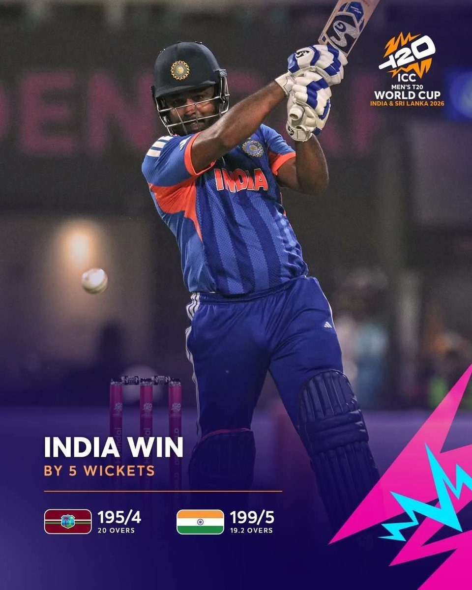 भारत को जीत की
हार्दिक शुभकामनाएं
#WorldCup #SanjuSamson