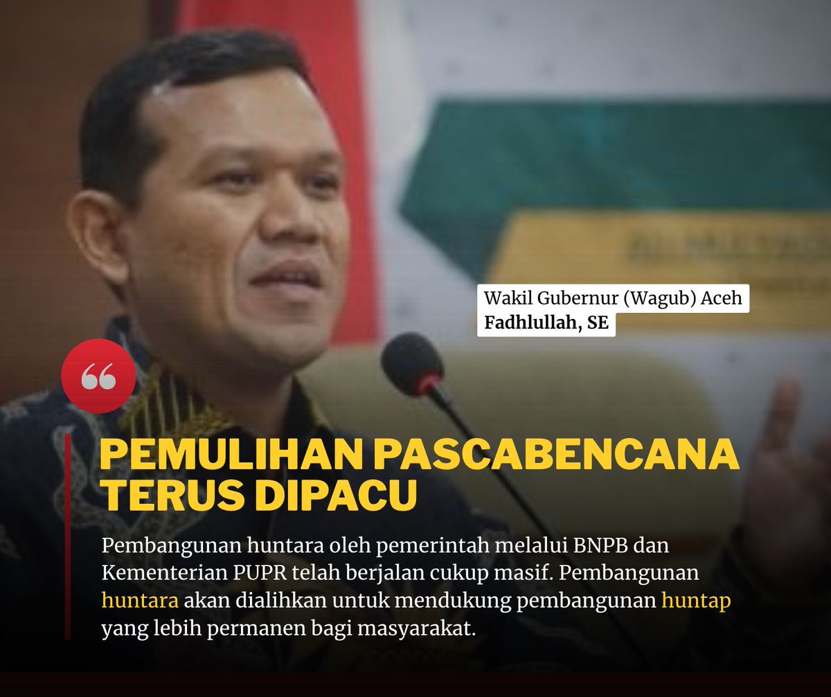 Bersatu, bergerak, dan pulih bersama, warga Aceh optimis sambut masa depan lebih baik lewat hunian tetap dan sekolah #PemulihanPascabencana
