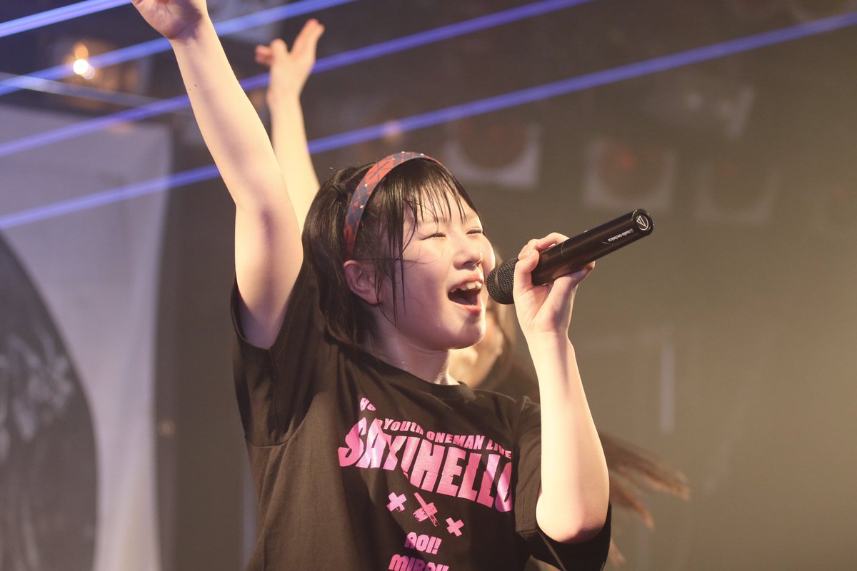 6pis_tint1's tweet image. #HelloYouth 
ワンマンライブ｢SAY!HELLO｣
at 福岡 DRUM Be-1 
 #平野未季 
※急に上げたくなったから、ほぼ無加工です。