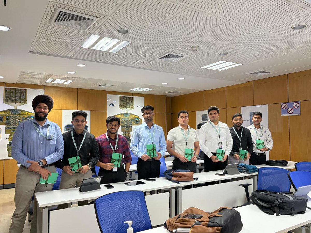 Hmaviationindia's tweet photo. HM Aviation is proud to announce the commencement of another Airbus A320 Type Rating batch. ✈️

This picture captures the first day of our cadets at HM’s partnered ATO, marking the beginning of an exciting new chapter in their aviation journey.

#a320 #airbus #a320typerating https://t.co/OoxPgjnohq