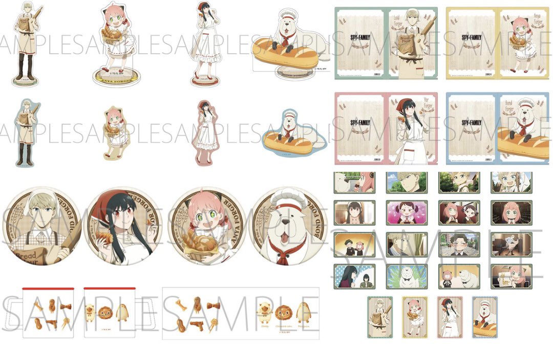 SPY×FAMILY 新商品🌸 パン屋さん描き下ろしグッズ