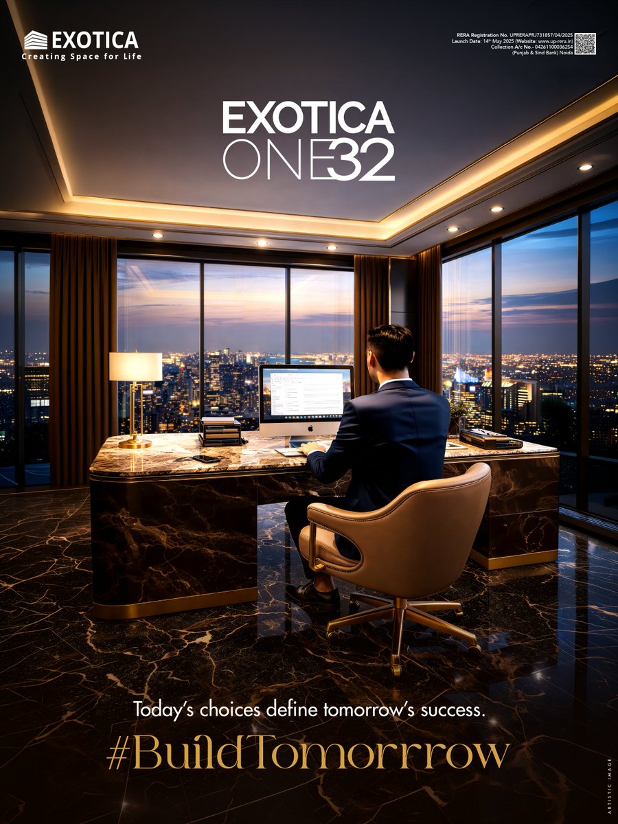 ExoticaHousing's tweet photo. #BuildTomorrow 

Crafted for visionaries who don’t just follow growth — they build it. At Exotica One 32, every thoughtful space is designed to shape long-term success and enduring impact.

#ExoticaOne32 #PremiumWorkspaces #FutureReady #InvestInGrowth https://t.co/DCzcUzyzaX