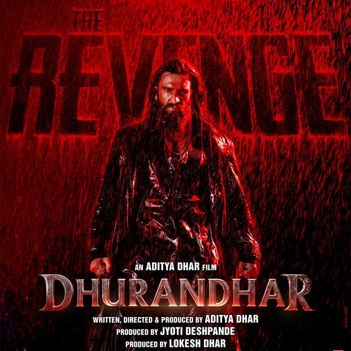 IndiaOnScreen's tweet photo. #DhurandharTheRevenge trailer drops digitally on March 3, 2026 for Holi ahead of its March 19 release 🔥 Ranveer Singh returns in a high-octane sequel amid Toxic clash 💥 Big festive buzz loading 🌈🎬....see more https://t.co/XUthN8SbQE